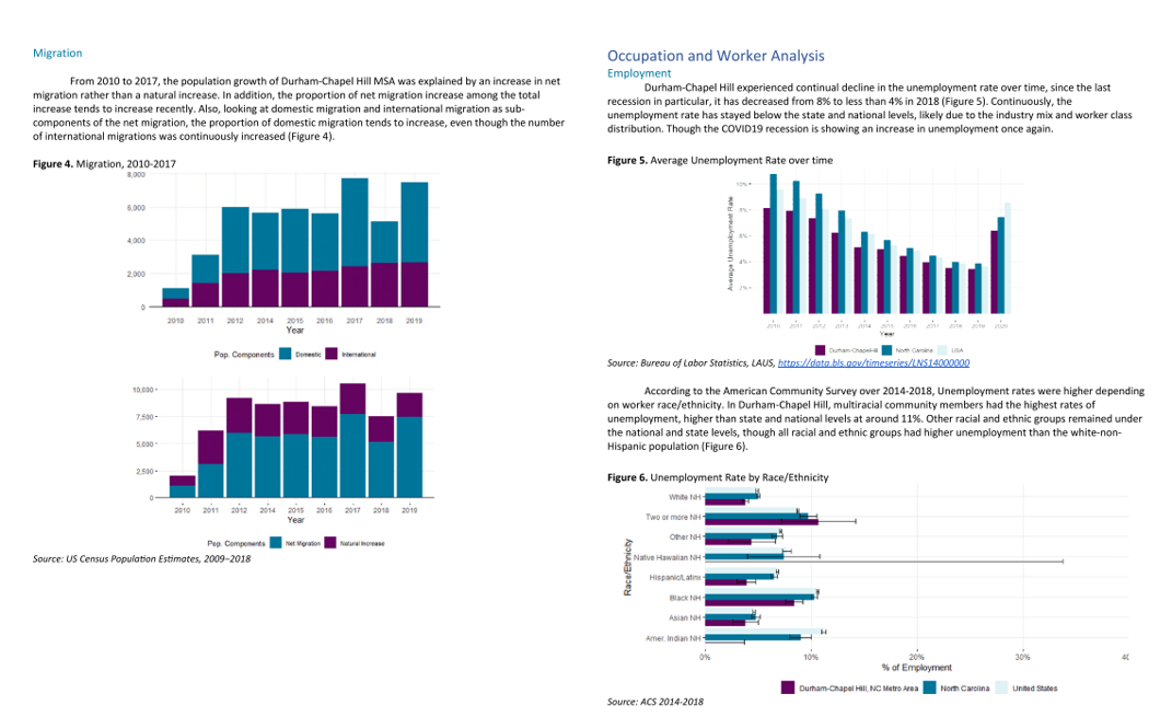 Migration and employment analysis